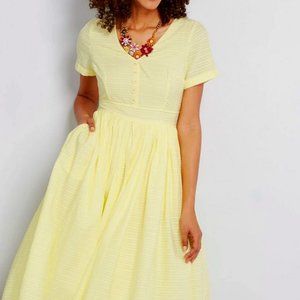 ModCloth Fabulous Fit and Flare Shirt Dress